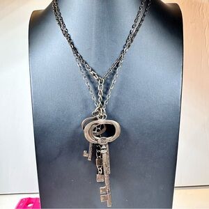 Good Works signed blessing key necklace 15” chain vision faith wisdom